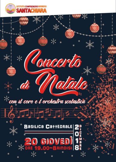 Immagini Concerto Di Natale.Il Coro Del Comprensivo Santa Chiara Terra Il Concerto Di Natale In Cattedrale Brindisitime It Network News Da Brindisi E Provincia